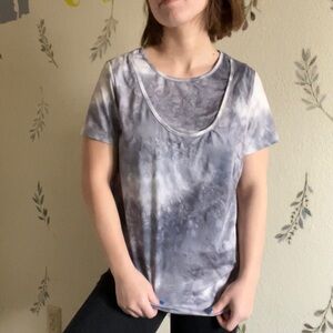 Tie Die Nursing Top